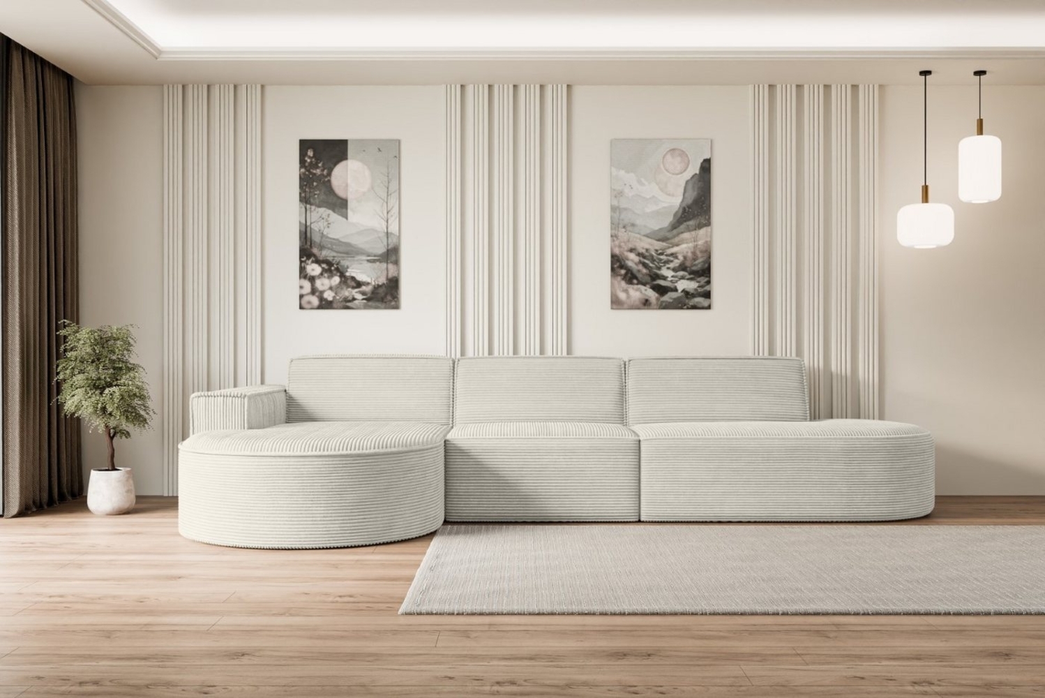 ALTDECOR Ecksofa MARI-L2, Sofa Praktische Bequeme Funktionsecke Couch L-Form Eckcouch, Corner Sofa U-Form Vielseitige Sofa Wohnlandschaft Wohnzimmer Bild 1