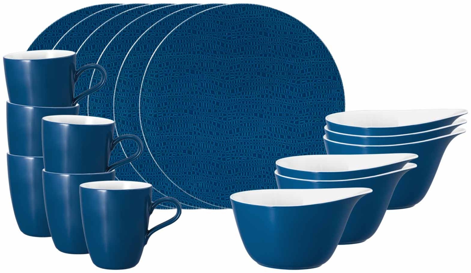 Seltmann Weiden Life Fashion Frühstücks-Set 18-teilig - Classic Blue Bild 1