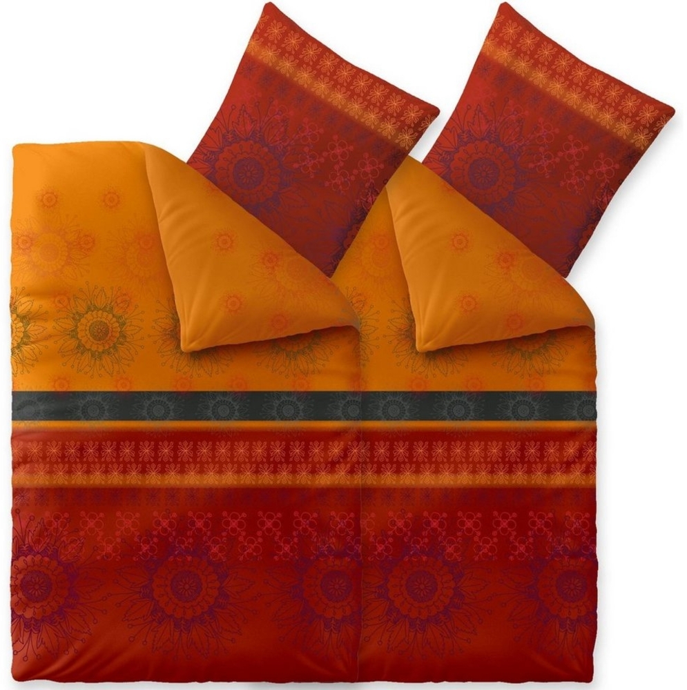 CelinaTex Bettwäsche Fashion Bettgarnitur Renforcé Reißverschluss 4tlg. 135x200cm Legra, Baumwolle, 4 teilig Bild 1