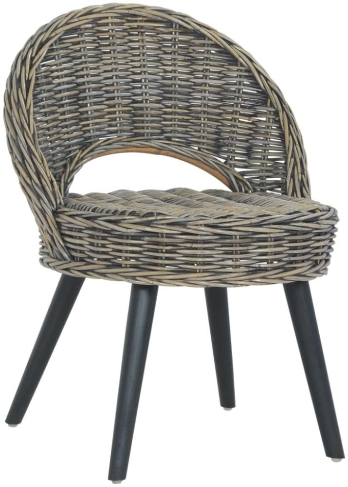 vidaXL Sessel Kubu-Rattan Schwarz 285231 Bild 1