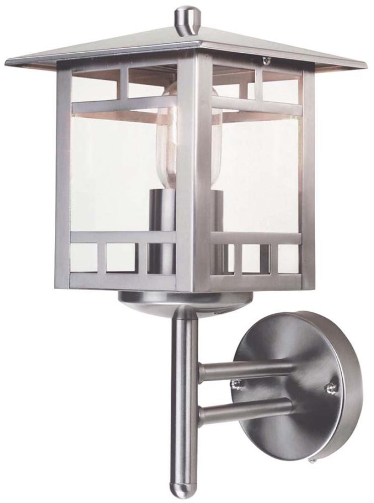 Elstead Lighting Kolne Outdoor 1-Light Wandleuchte Edelstahl IP44 Bild 1