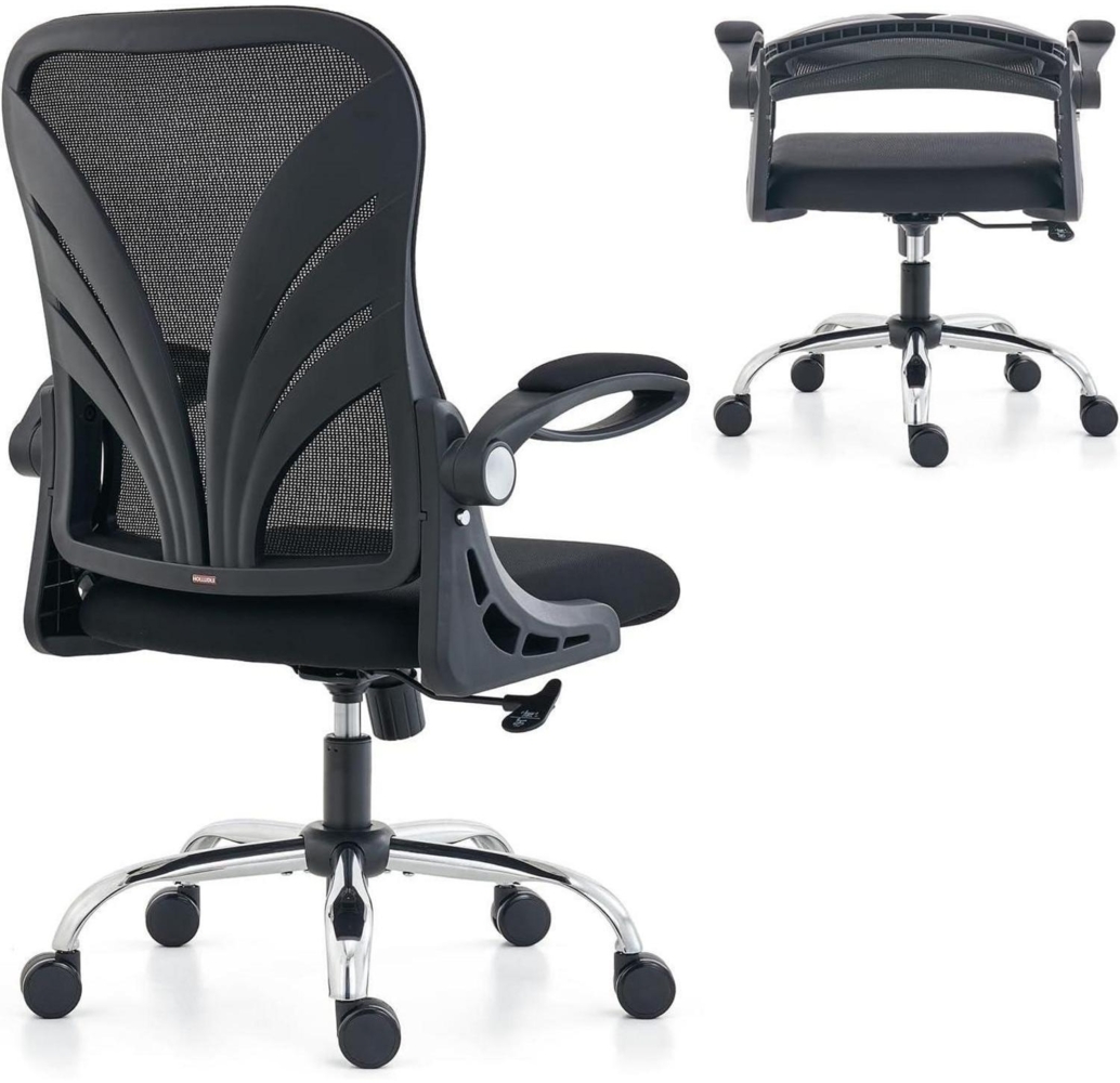Ergonomischer Bürostuhl mit Klappbarer Rückenlehne und Mesh Bild 1