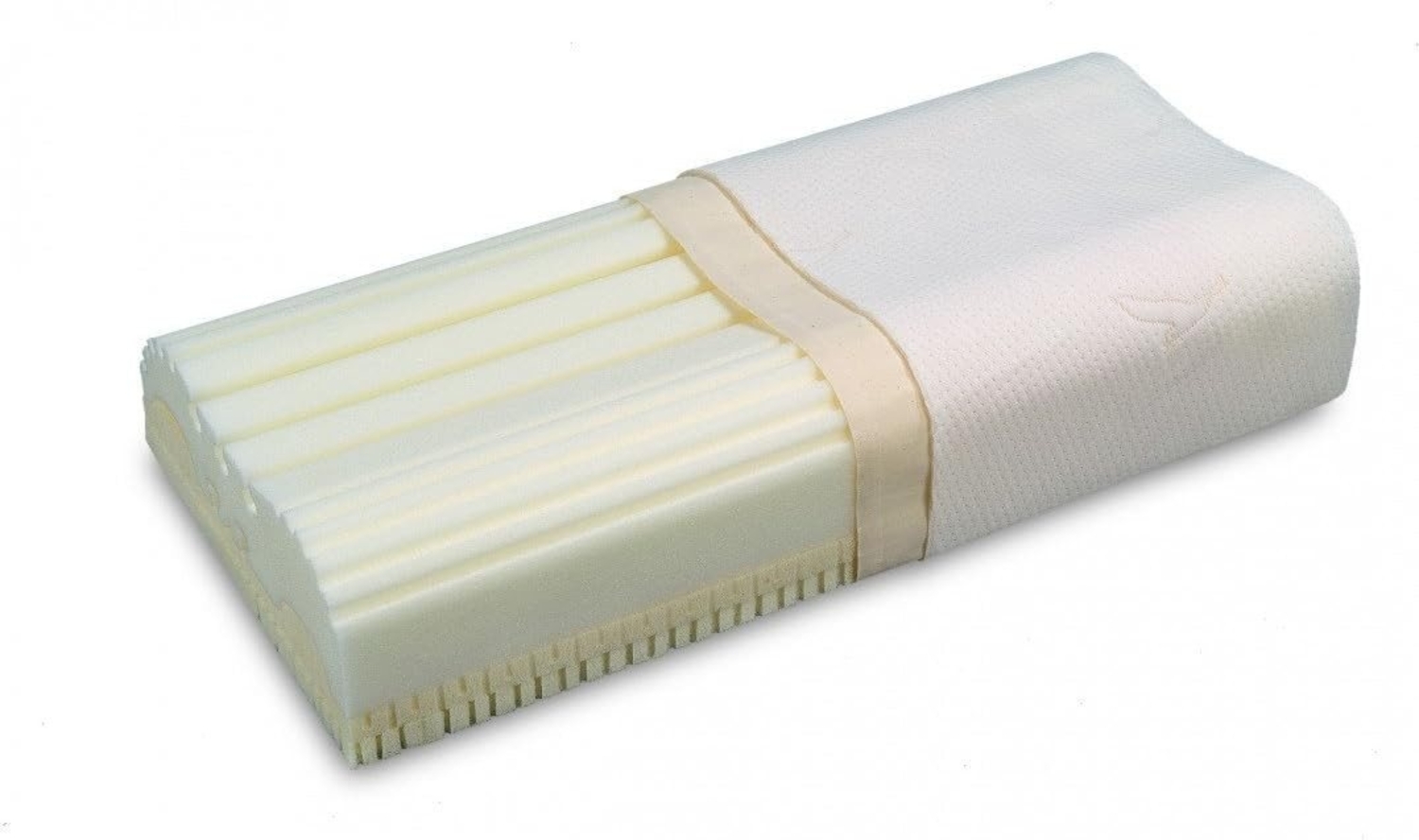 Werkmeister Nackenstützkissen Nackenkissen Visco und Latex KV 14, funktional ergonomisch 14 cm Höhe, verstellbar Bild 1