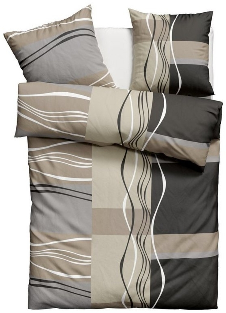 my home Bettwäsche Kelian, Polycotton recycelt, 2 teilig, in verschiedenen Qualitäten, gemusterte Bettwäsche Bild 1
