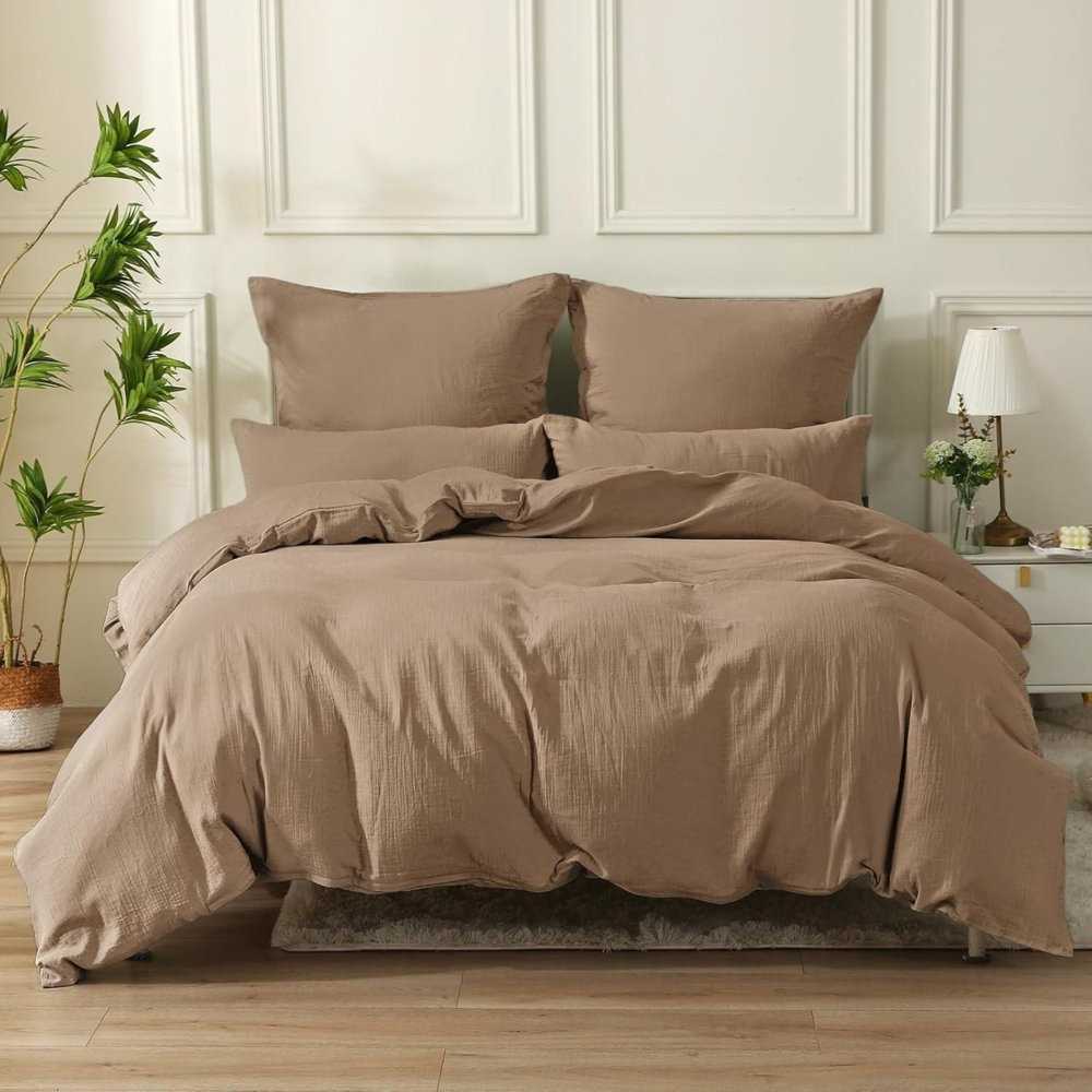 SOULFUL Doppelte Musselin Bettwäsche 135x200 Baumwolle Sets 1er Bettbezug Bild 1