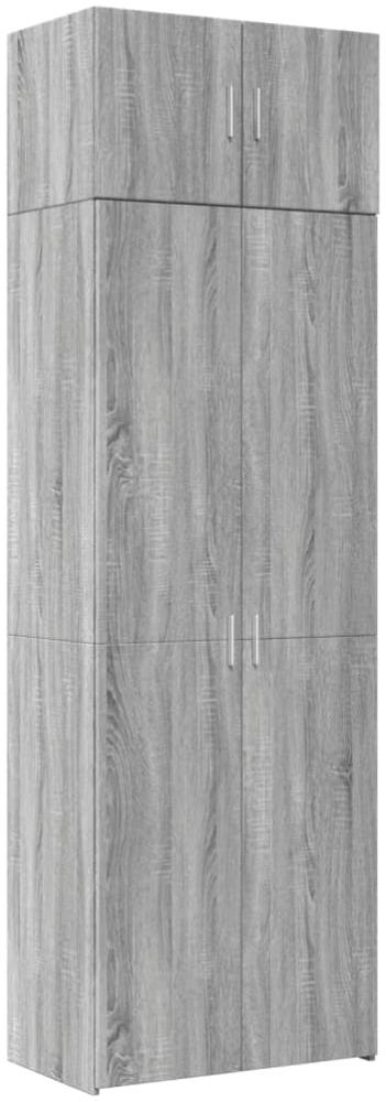 vidaXL Hochschrank Grau Sonoma 70x42,5x225 cm Holzwerkstoff 3281327 Bild 1