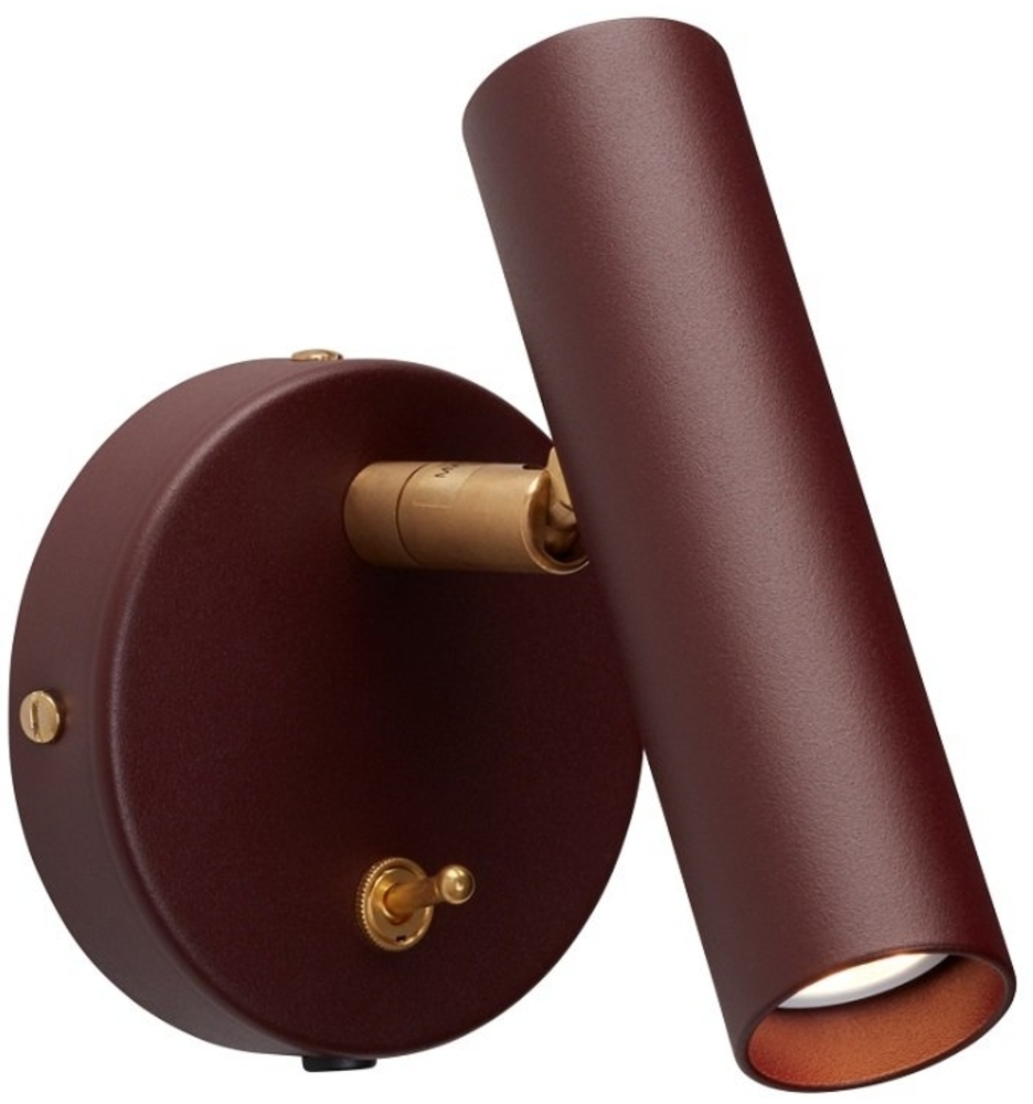 Belid Slender Wandleuchte dunkelrot GU4 mit Kabel Bild 1