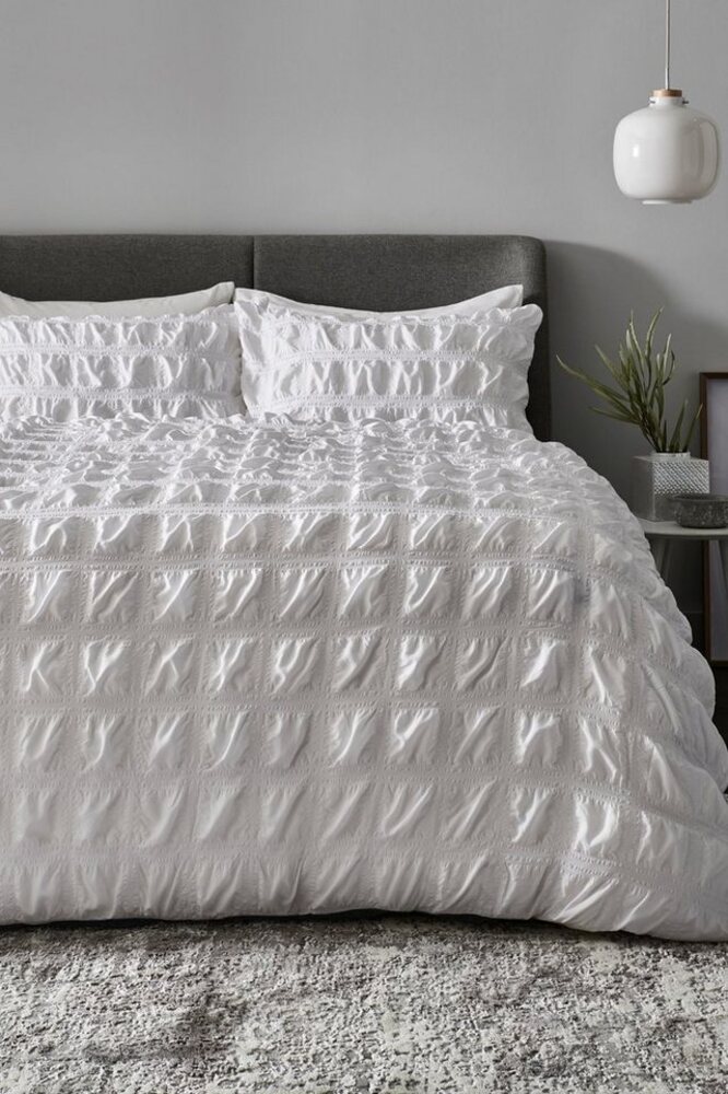 Next Bett-Set Superweiche Bettgarnitur aus Seersucker, Bezug: Polyester (recycelt), Polyester Bild 1