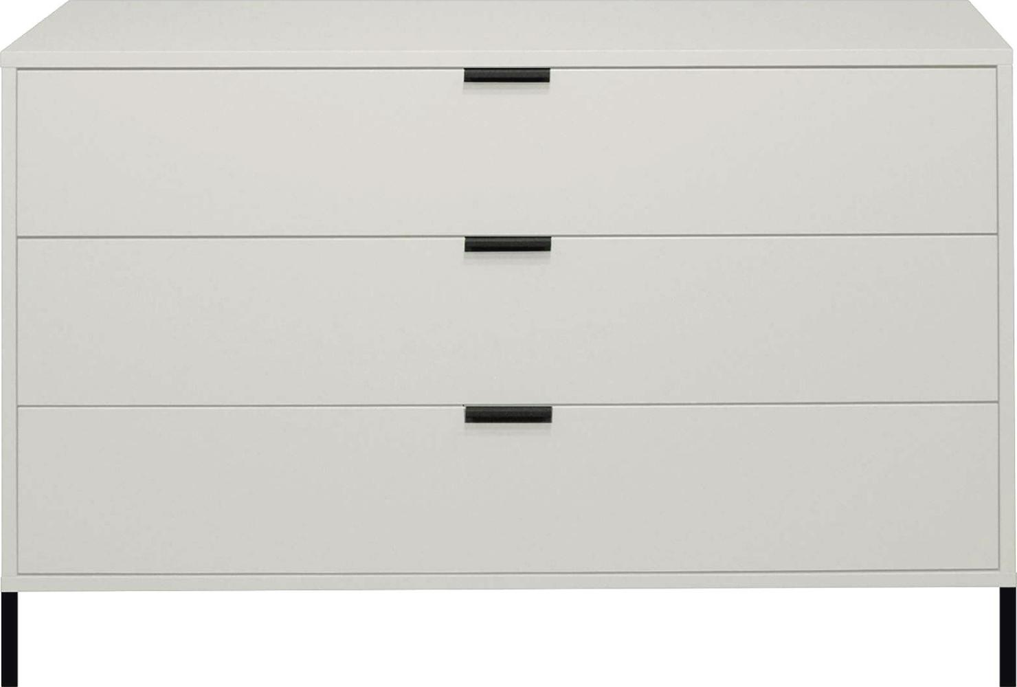 Kommode Erna 119x45x82 Kreidegrau matt Lack 14715-Q Bild 1