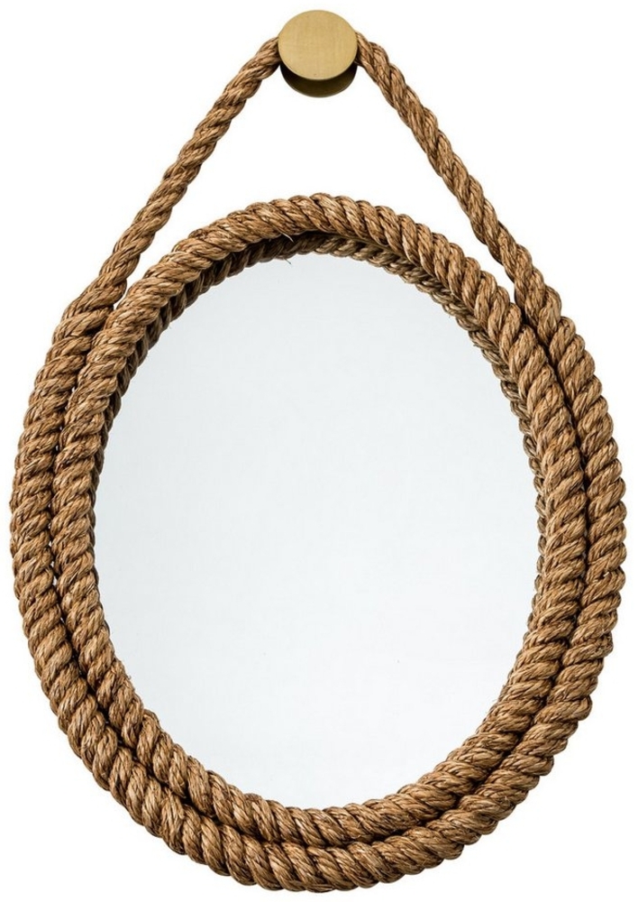 riess-ambiente Wandspiegel SEVEN SEAS 60cm natur (Einzelartikel, 1-St), Wohnzimmer · Tau · Flur · Dekoration · Schlafzimmer · Maritim · Design Bild 1