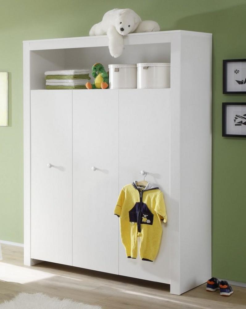 ebuy24 Kleiderschrank Olja Kleiderschrank Kinderzimmer mit 3 Türen und 1 Bild 1