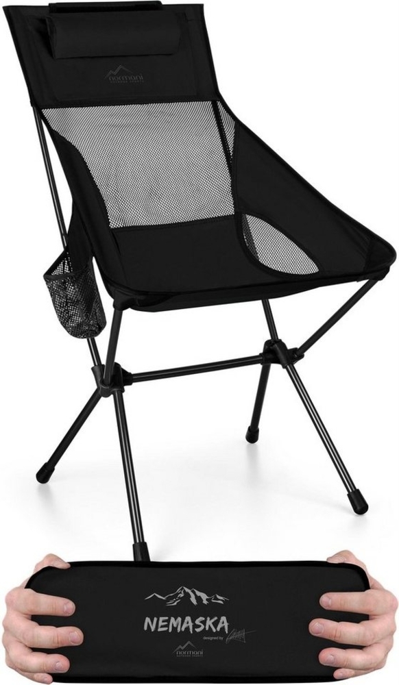 normani Campingstuhl Campingstuhl Nemaska, Ultraleichter XXL Outdoorstuhl Klappstuhl - Belastbarkeit: 150 kg Bild 1