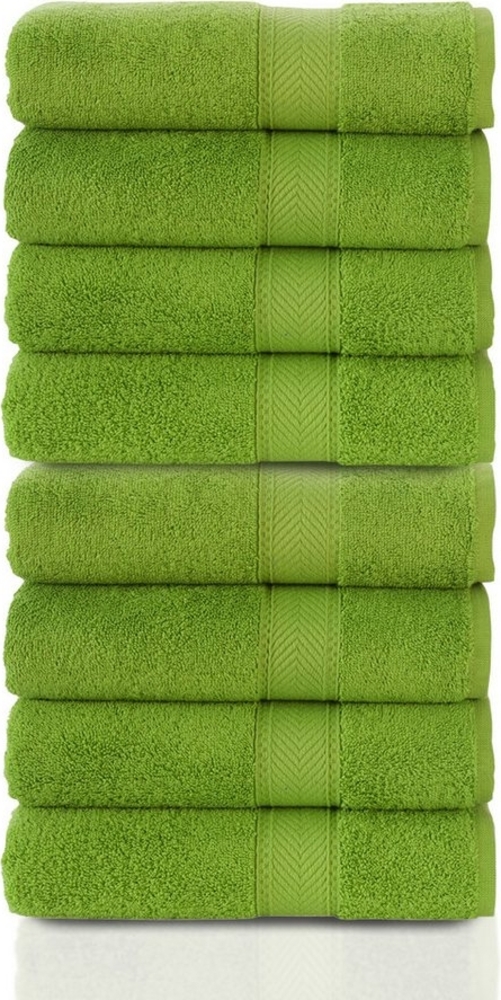 CLASS HOME COLLECTION Gästehandtücher Gästetuch Gästetücher Handtuch Frottee Baumwolle 500g/m² Uni 8 tlg Set, Frottee (8er, 8-St), mit Bordüre Bild 1