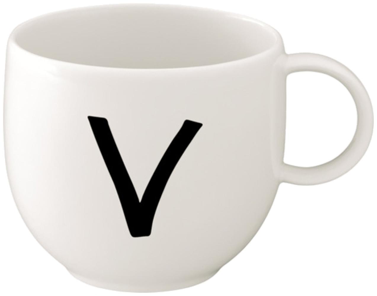 like. by Villeroy & Boch LETTERS Kaffeebecher 'V' 330 ml - A Bild 1