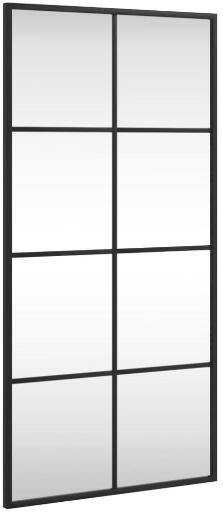 vidaXL Wandspiegel, Metall schwarz, 40x80 cm Bild 1