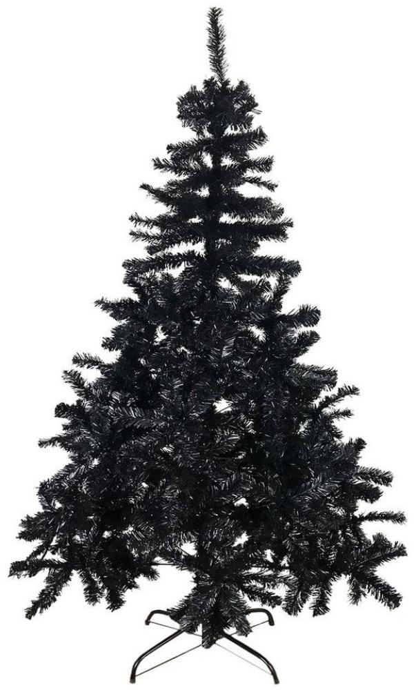 Weihnachtsbaum 120 cm inkl Ständer Schwarz Bild 1