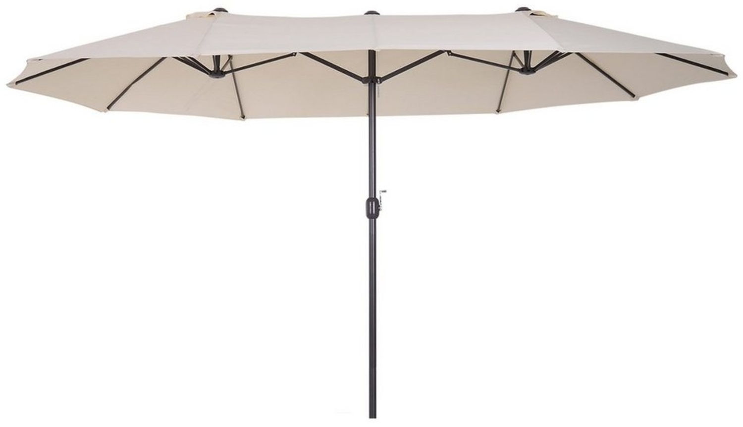 Outsunny Marktschirm Marktschirm mit Handkurbel Bild 1