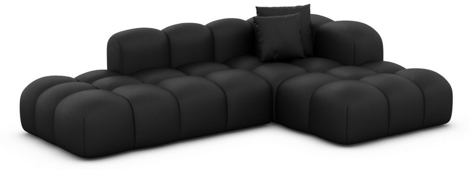 Ecksofa Formentera Lounge, Kunstleder, Schwarz, Links Bild 1