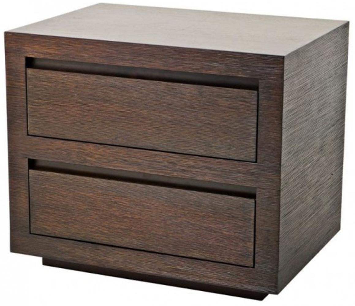 Casa Padrino Luxus Mahagoni Schrank mit 2 Schubladen 62 x 45 x H. 53 cm - Luxus Kollektion Bild 1