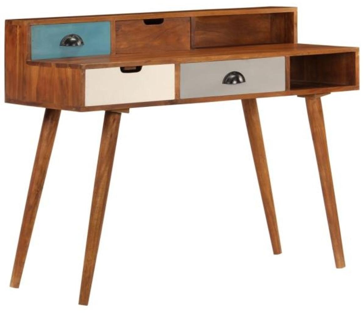 Schreibtisch, Akazienholz Massiv, 110 x 50 x 90 cm Bild 1