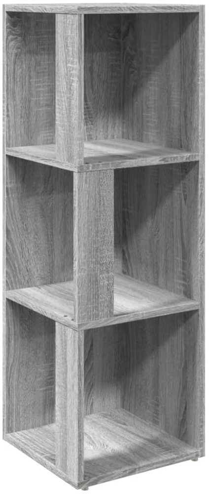 vidaXL Eckregal Grau Sonoma 33x33x100 cm Holzwerkstoff 825829 Bild 1