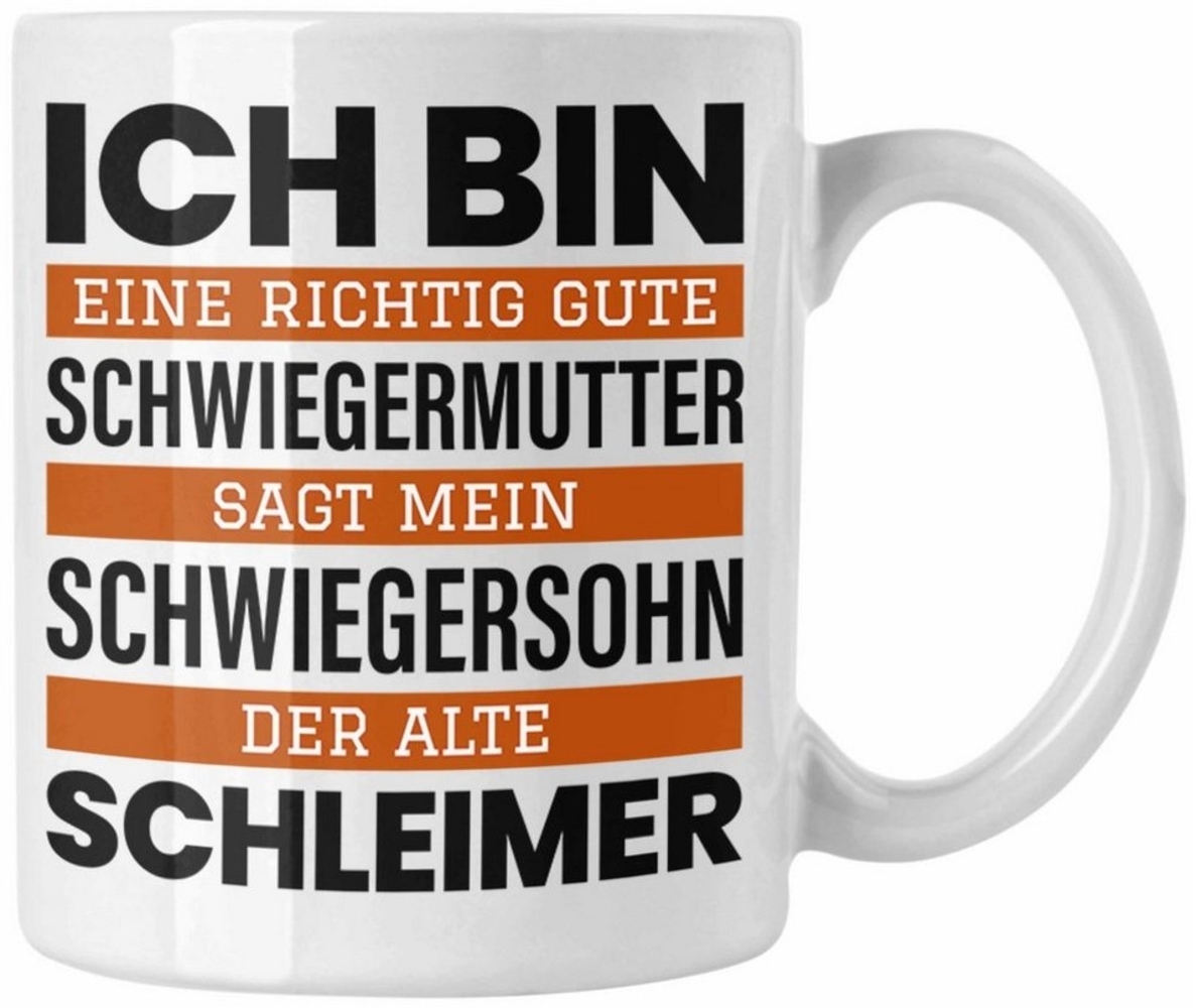 Trendation Tasse Schwiegermutter Geschenke Geburtstag Lustiger Spruch für Schwiegermama Bild 1