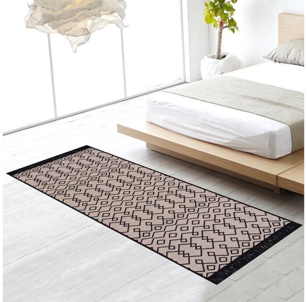 Jimri Teppich Kelim Teppich Wohnzimmer Schlafzimmer Küche, Badezimmer Läufer Flur, Rechteckig, Wendeteppich Bild 1