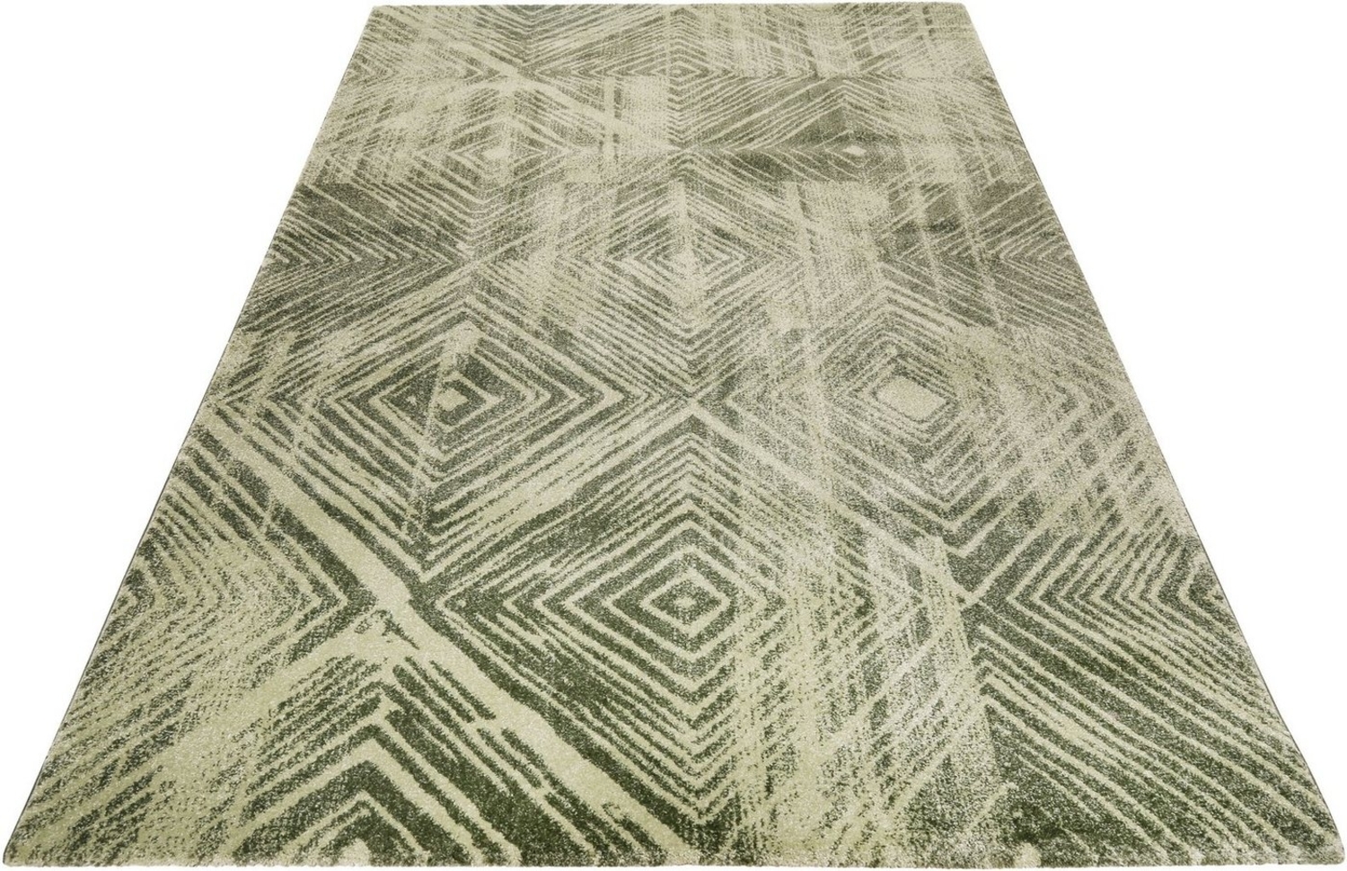 Esprit Teppich Cuba, ESP-40104, rechteckig, Höhe: 13 mm, dichter Kurzflor, geometrisch, Wohnzimmer Bild 1