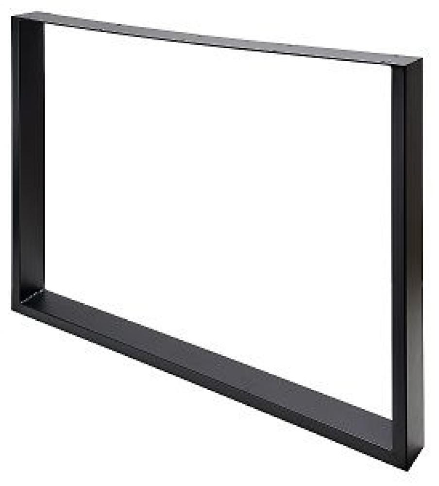 Hettich Tischgestell U 90 x 71 cm Stahl schwarz - 1 Stück Bild 1