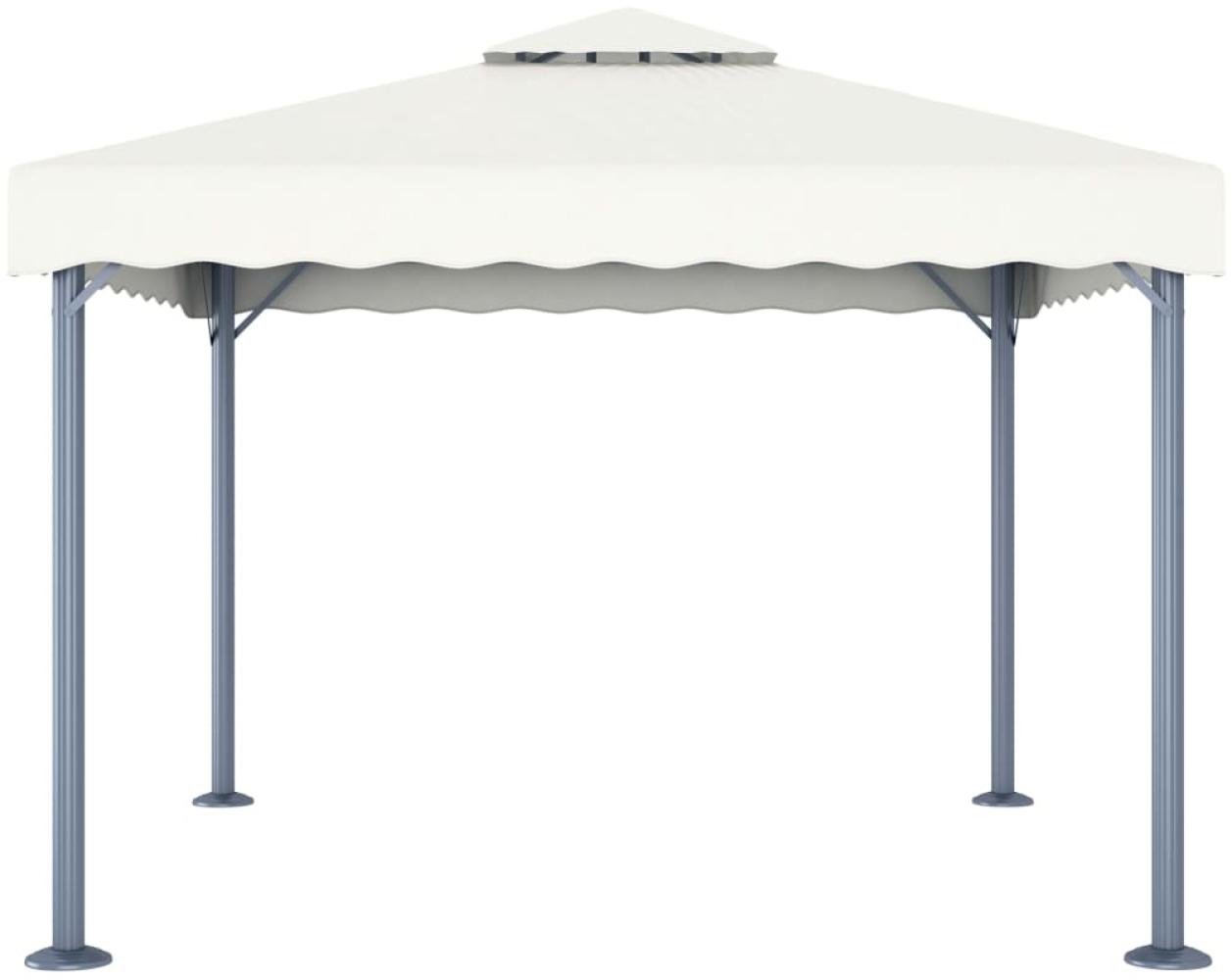 vidaXL Pavillon 300 x 300 cm Creme Aluminium 48058 Bild 1