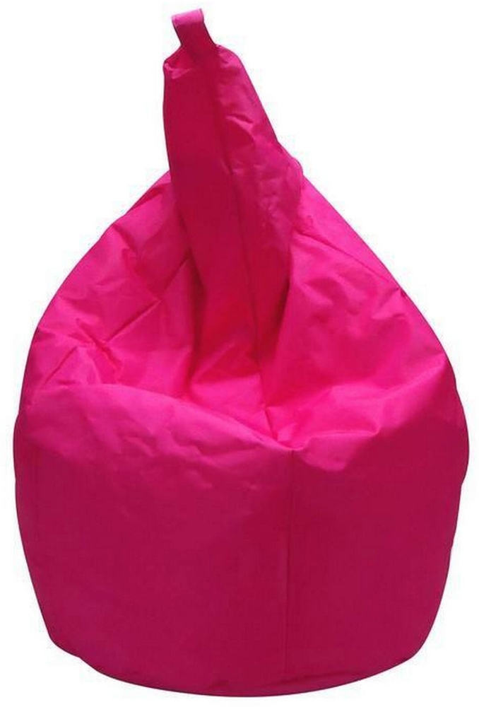 Dmora Pouf Angillina, Mehrzwecksessel, Sitzsack, Hockerhocker, Made in Italy, 80x80 h120 cm, Fuchsia Bild 1