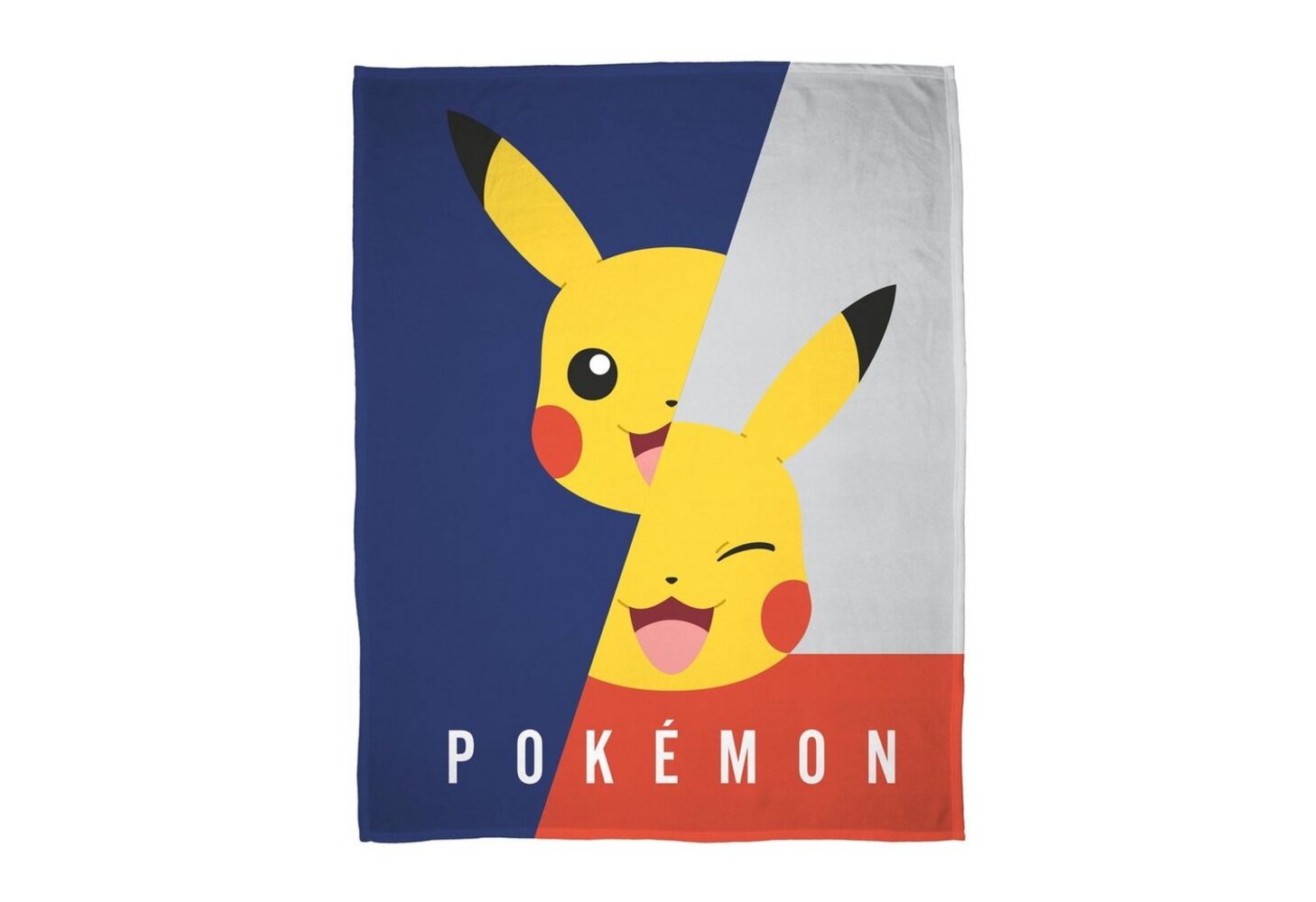 Wohndecke Pokémon 160x200 cm, weich und kuschelig, Pikachu Game / Gaming, MTOnlinehandel, Sofadecke, Fleece-Decke, Überwurf, Plaid passend zur Bettwäsche Bild 1