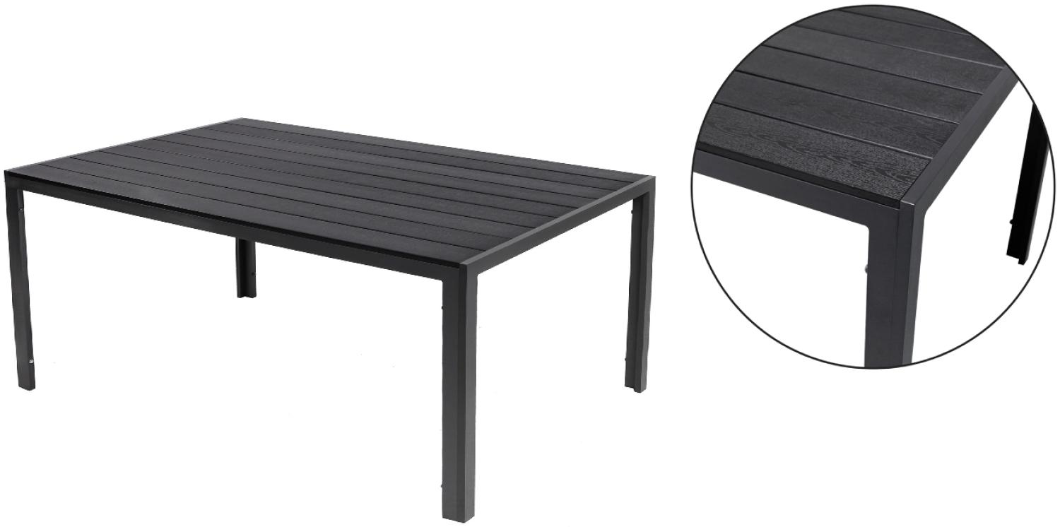 Aluminium XL Gartentisch Esstisch Balkontisch Gartenmöbel Non-Wood 150x80 cm Bild 1