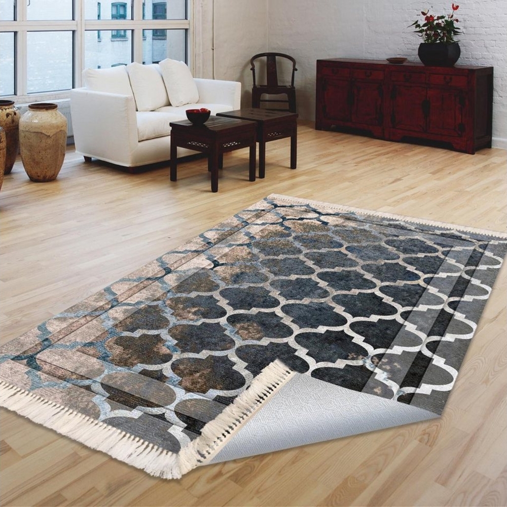 Jungengel Teppich Modern Groß 160x230 cm Wohnzimmer Schlafzimmer Flach Extra Soft 8mm Bild 1