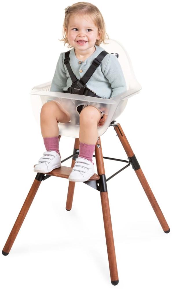 CHILDHOME 2-in-1 Hochstuhl mit Stoßfänger Evolu 2 Transparent 434173 Bild 1