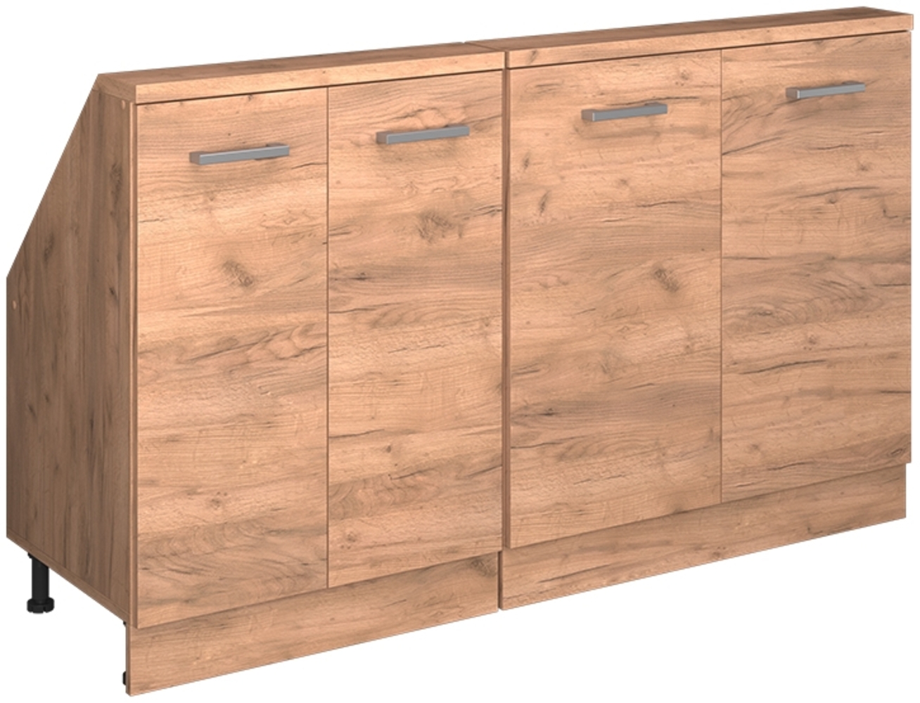 Dachschrägenschrank-Set Rion Goldkraft Eiche 2er Set Vicco Bild 1