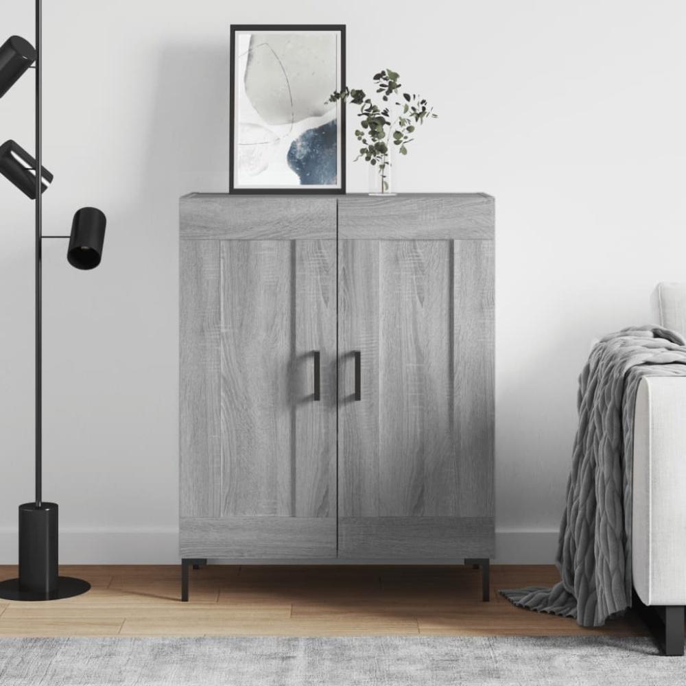 vidaXL Sideboard Grau Sonoma 69,5x34x90 cm Holzwerkstoff 830202 Bild 1
