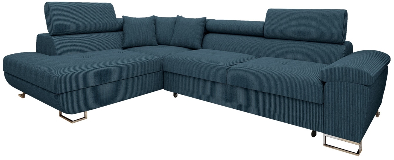 Ecksofa Cotere Cord (Farbe: Poso 05, Seite: Links) Bild 1