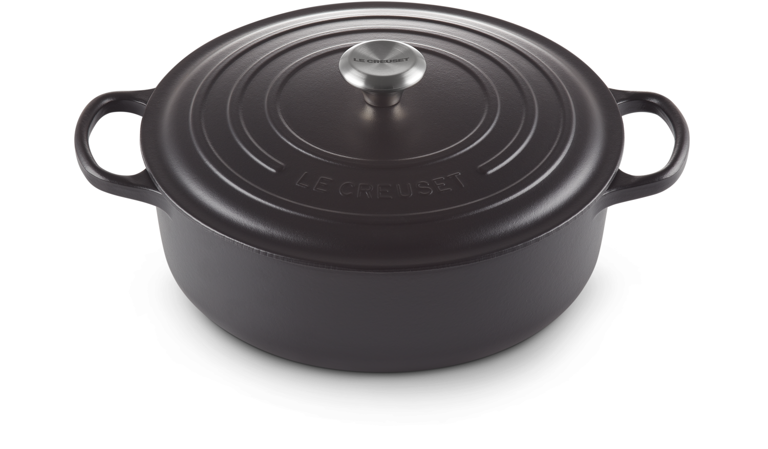 Le Creuset Gourmet-Bräter 24 cm schwarz Gusseisen Signature - 20 bis 24 cm - Schwarz Bild 1