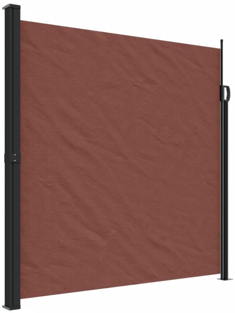vidaXL Seitenmarkise Ausziehbar Braun 200x600 cm 4004554 Bild 1