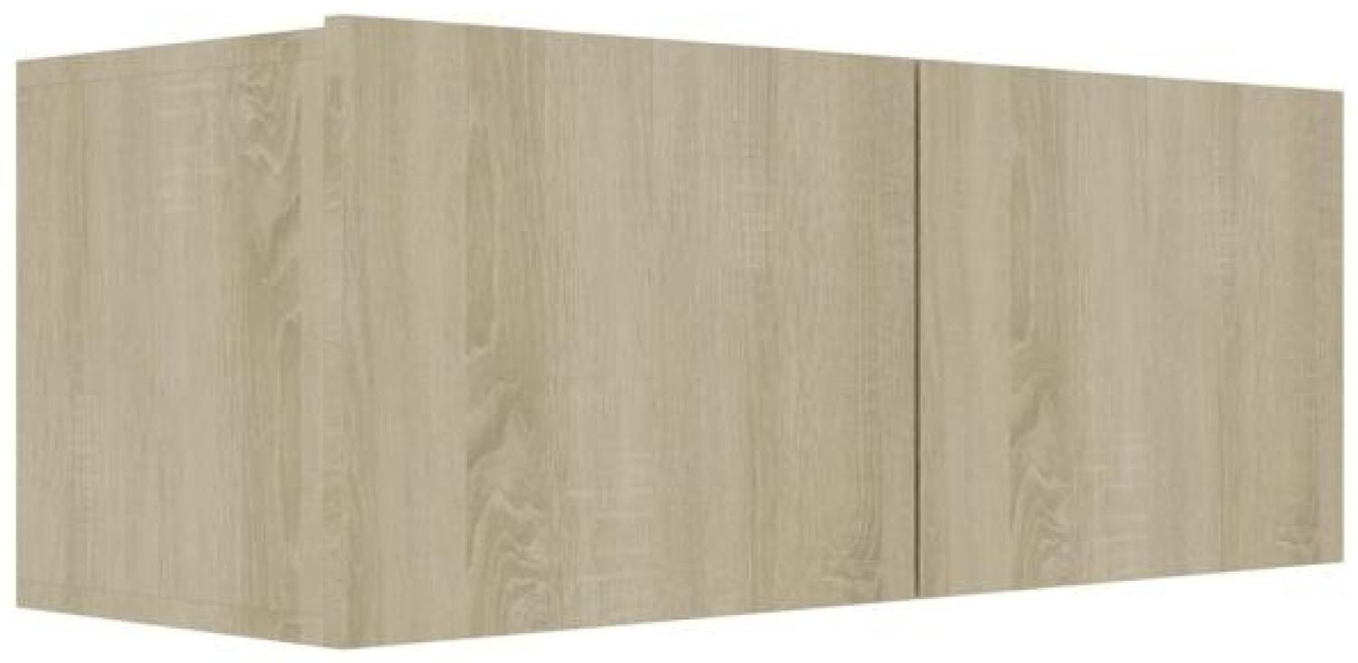 vidaXL 3-tlg. TV-Schrank-Set Sonoma-Eiche Spanplatte [3078973] Bild 1