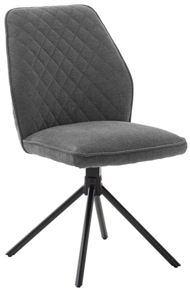 2er Set Esszimmerstuhl Acandi - Grau Bild 1