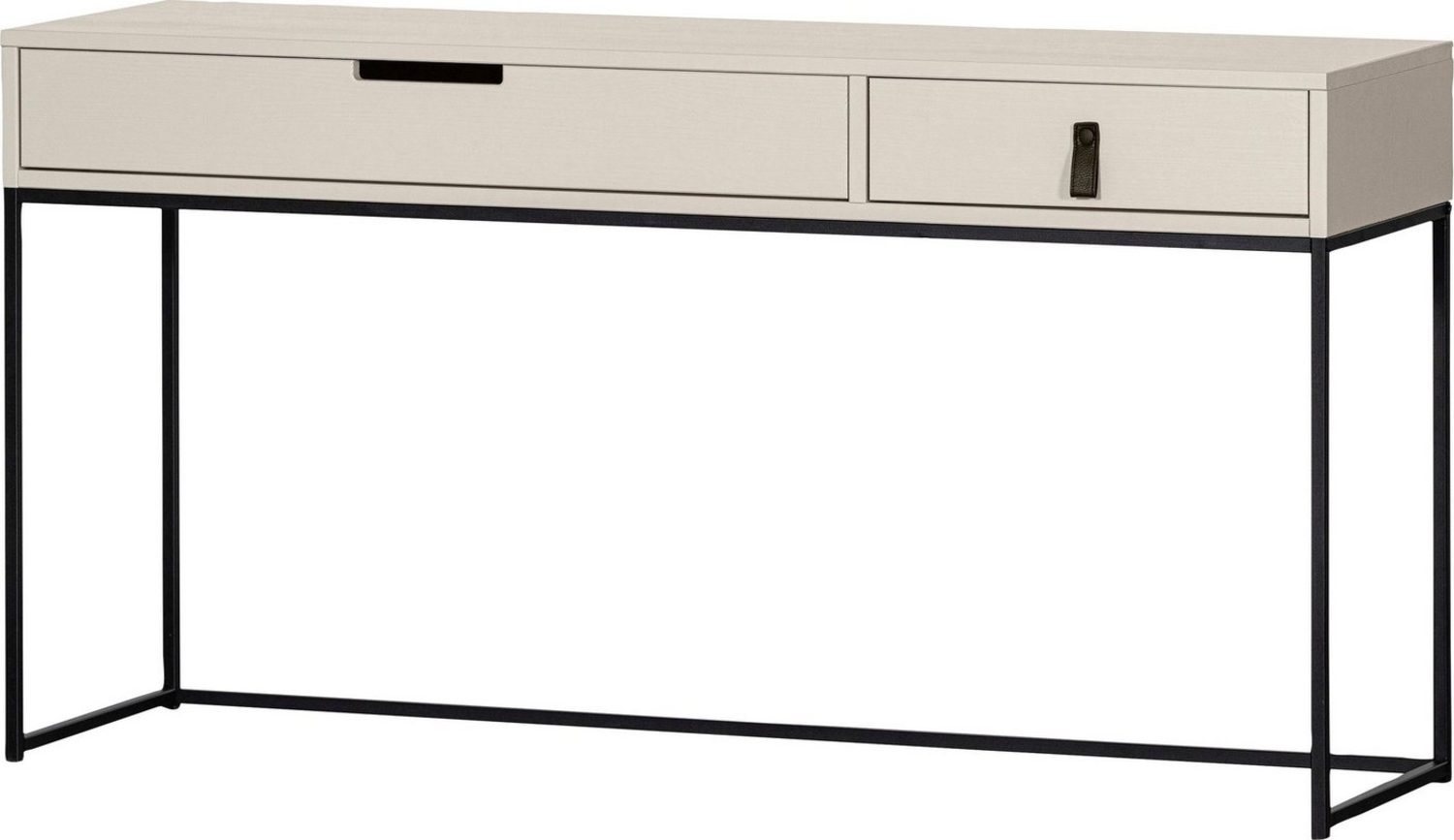 WOOOD Schreibtisch Silas, viel Stauraum, zwei Schubladen, H 74 cm x B 140 cm Bild 1