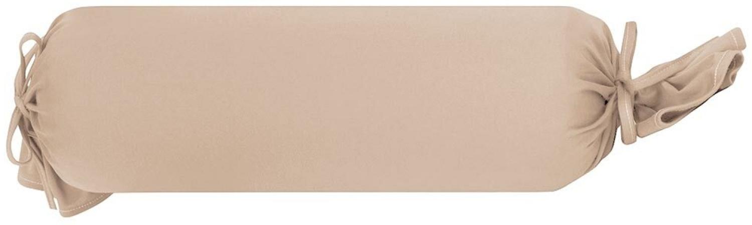 Formesse Bella Donna Jersey Kissenbezug|ca. 15x40 cm| champignon Bild 1