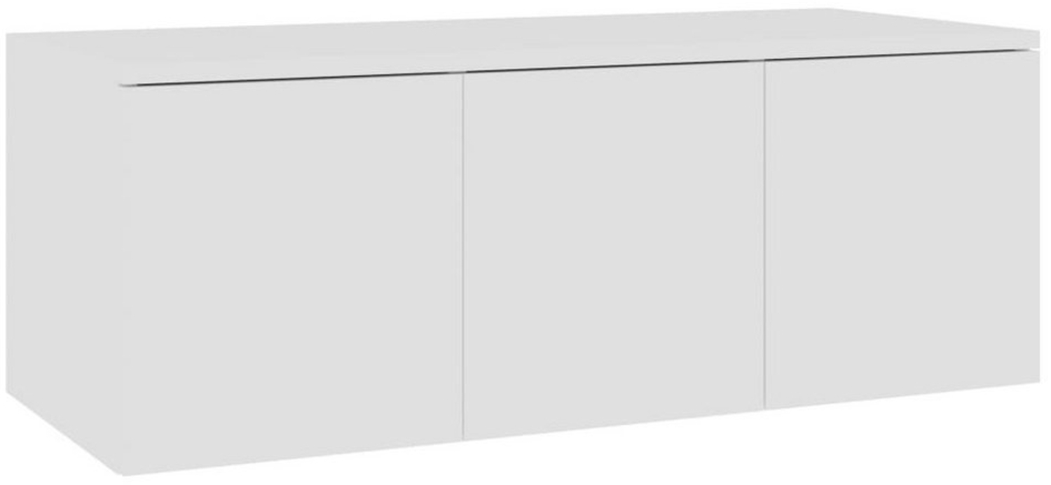 DOTMALL TV-Schrank TV-Schrank Weiß 80 x 34 x 30 cm Holzwerkstoff Bild 1