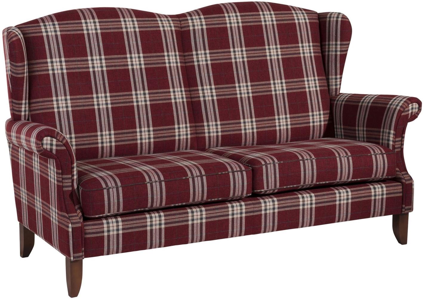 Sofa 2,5-Sitzer Katria Bezug Flachgewebe Buche nussbaum / rot 22858 Bild 1