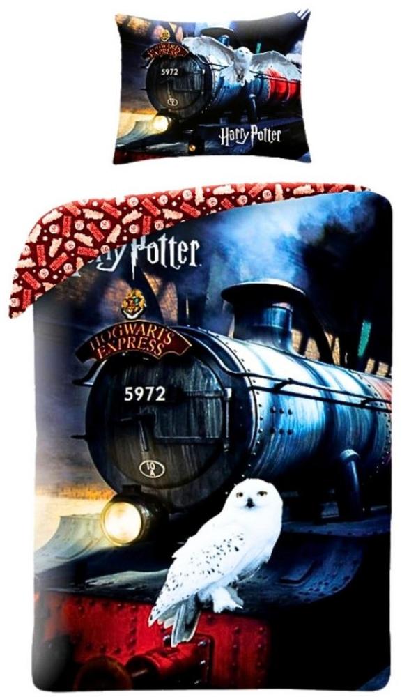 Harry Potter Bettwäsche HOGWARTS EXPRESS, Baumwolle, 2 teilig, Wendebettwäsche 135-140 x 200 cm Bild 1