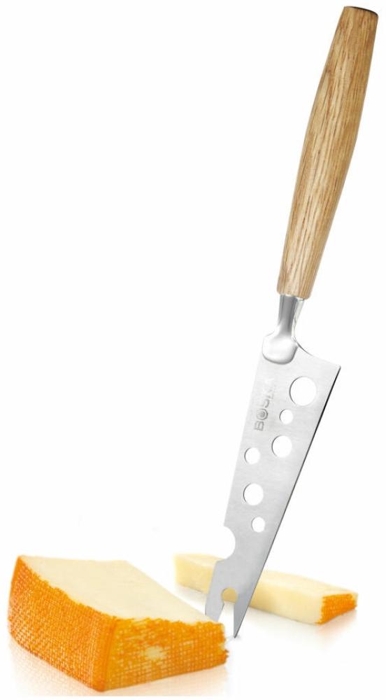 Boska Käsemesser Cheesy Eichen, Käse, Küchenhelfer, Messer, Europäisches Eichenholz / Edelstahl, 23. 6 cm, 320234 Bild 1