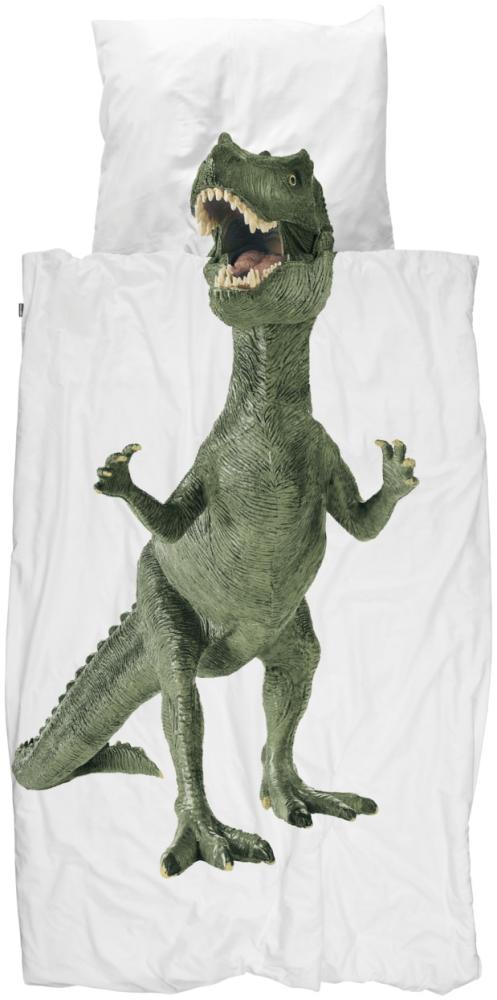 Snurk Bettbezug Dino, 140 x 200/220 cm Weiß Bild 1