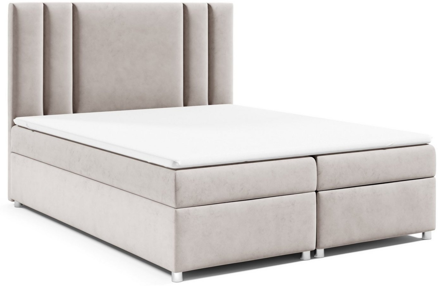 Best for Home Boxspringbett mit Bettkasten Trinity K-8 Bonellfederkern inkl. 7 cm Topper (140x200 160x200 180x200 200x200 cm), Handwerksqualität, TOP Preis-Leistungs-Verhältnis Bild 1